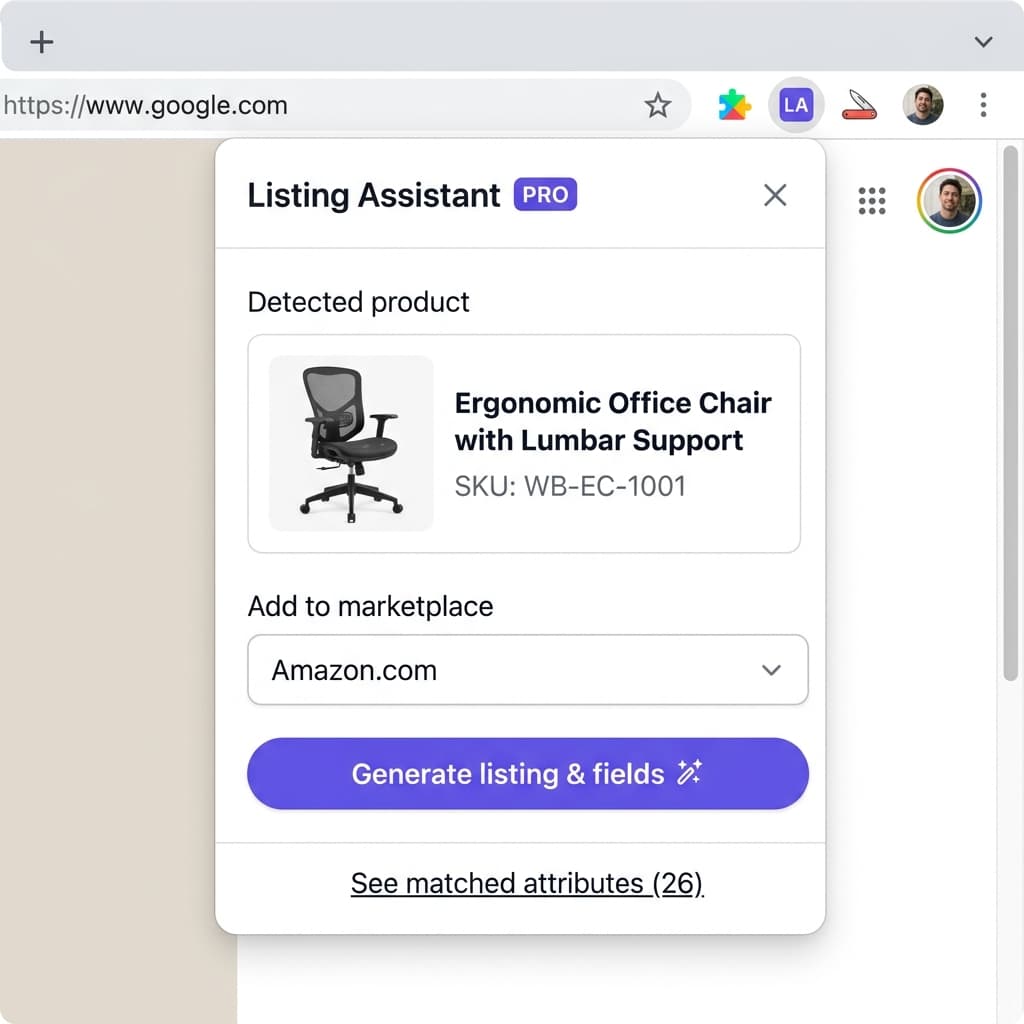 Chrome extension popup