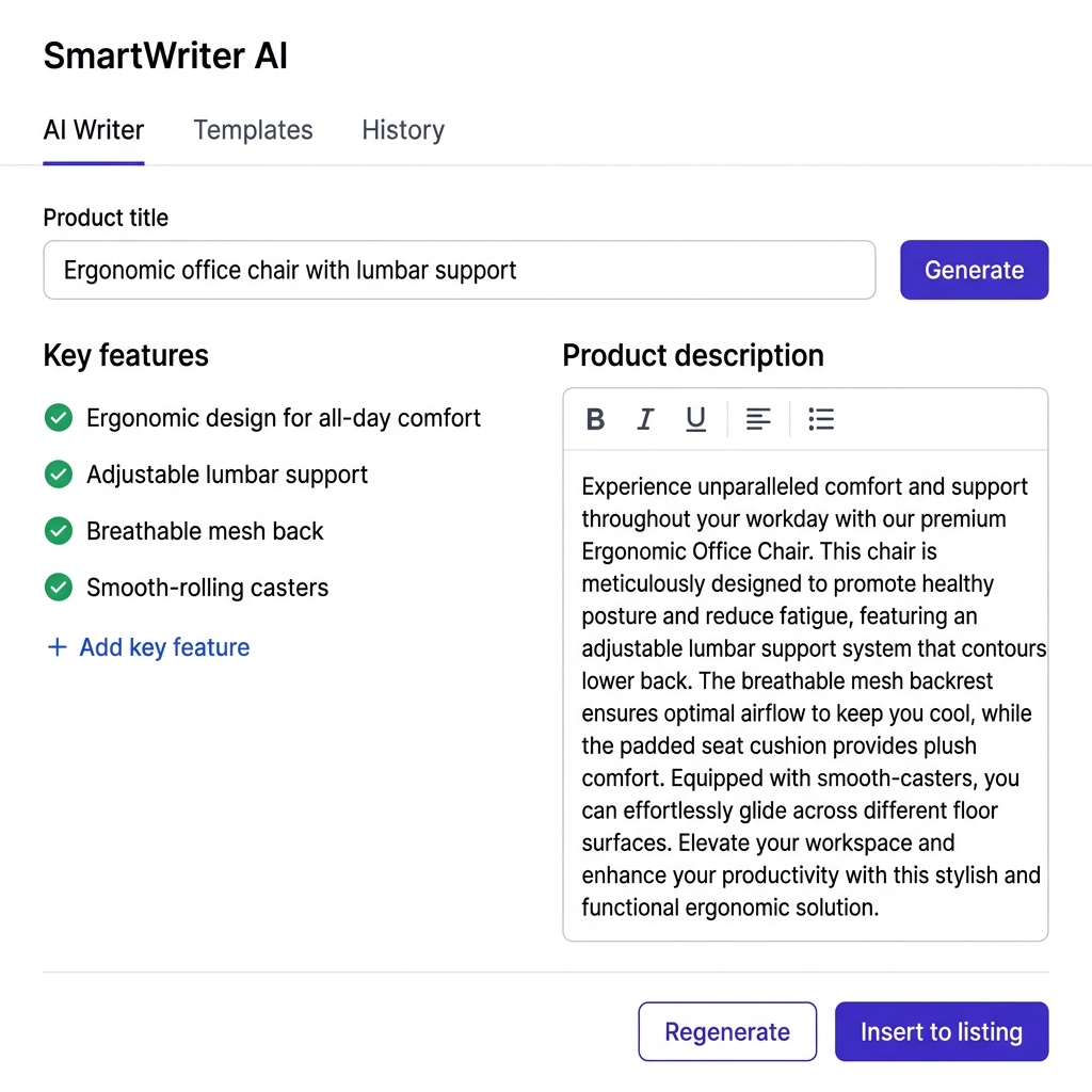 AI content generation