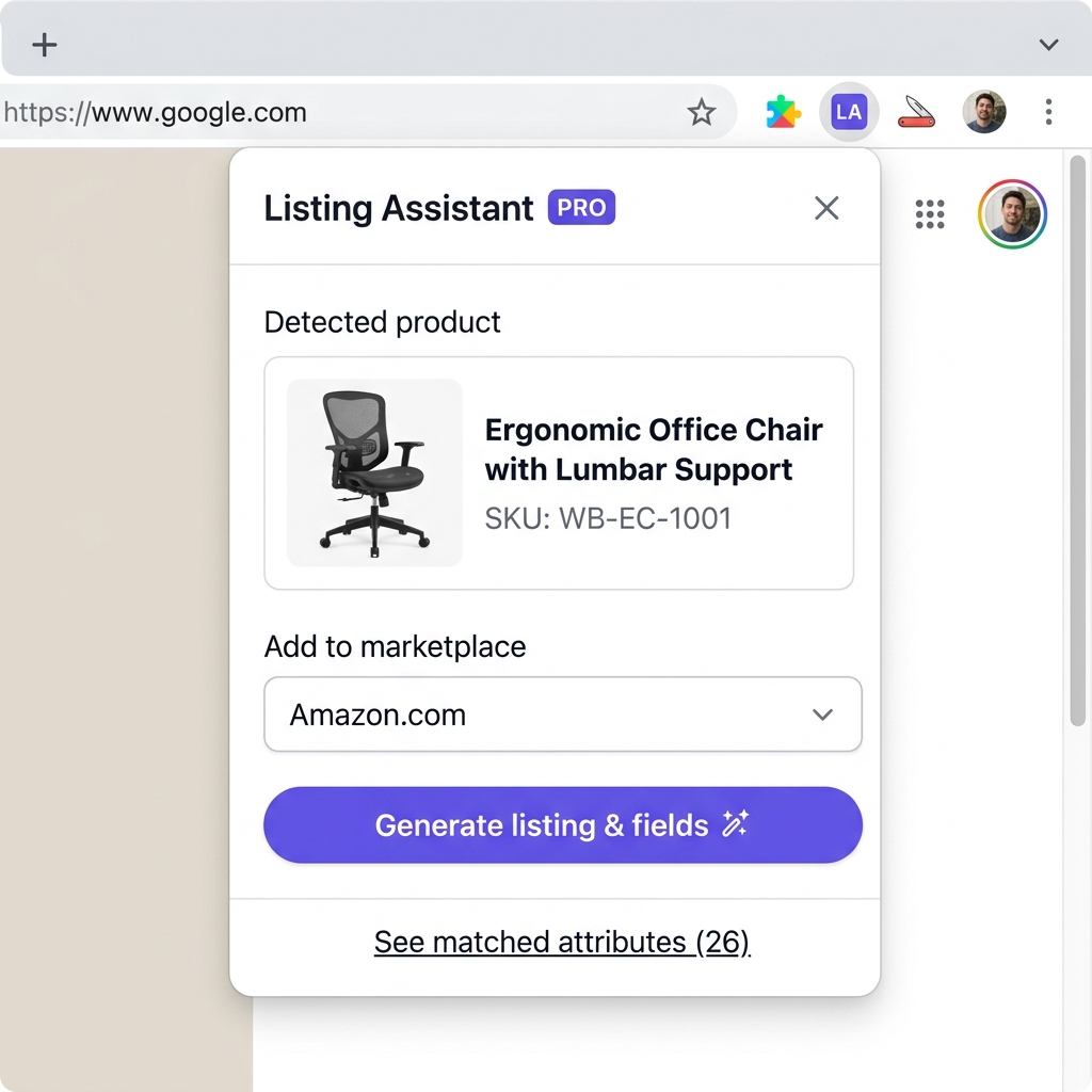 Chrome extension popup